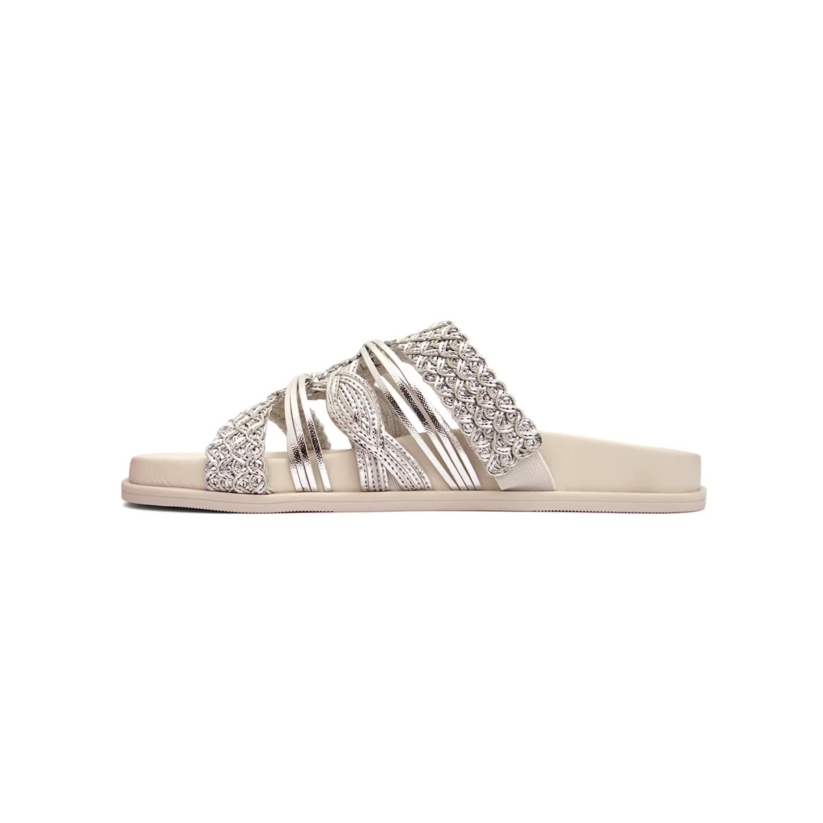 Tamanco Valentina Birken Rasteira 490086 Prata Tamanco Valentina Birken Rasteira 490086 Prata