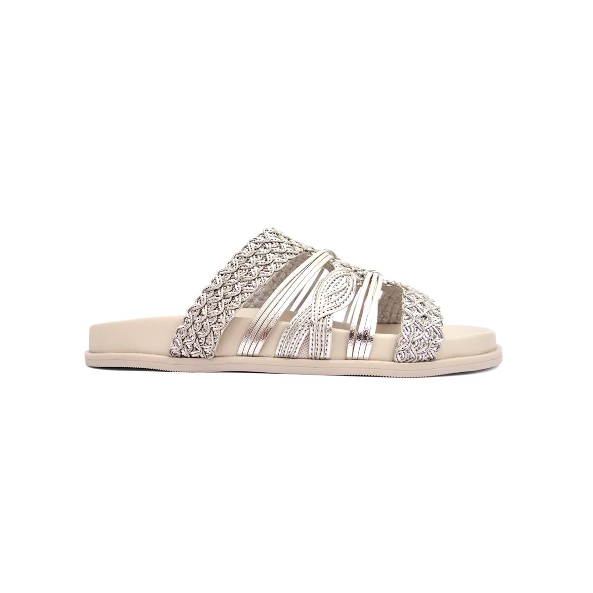 Tamanco Valentina Birken Rasteira 490086 Prata Tamanco Valentina Birken Rasteira 490086 Prata