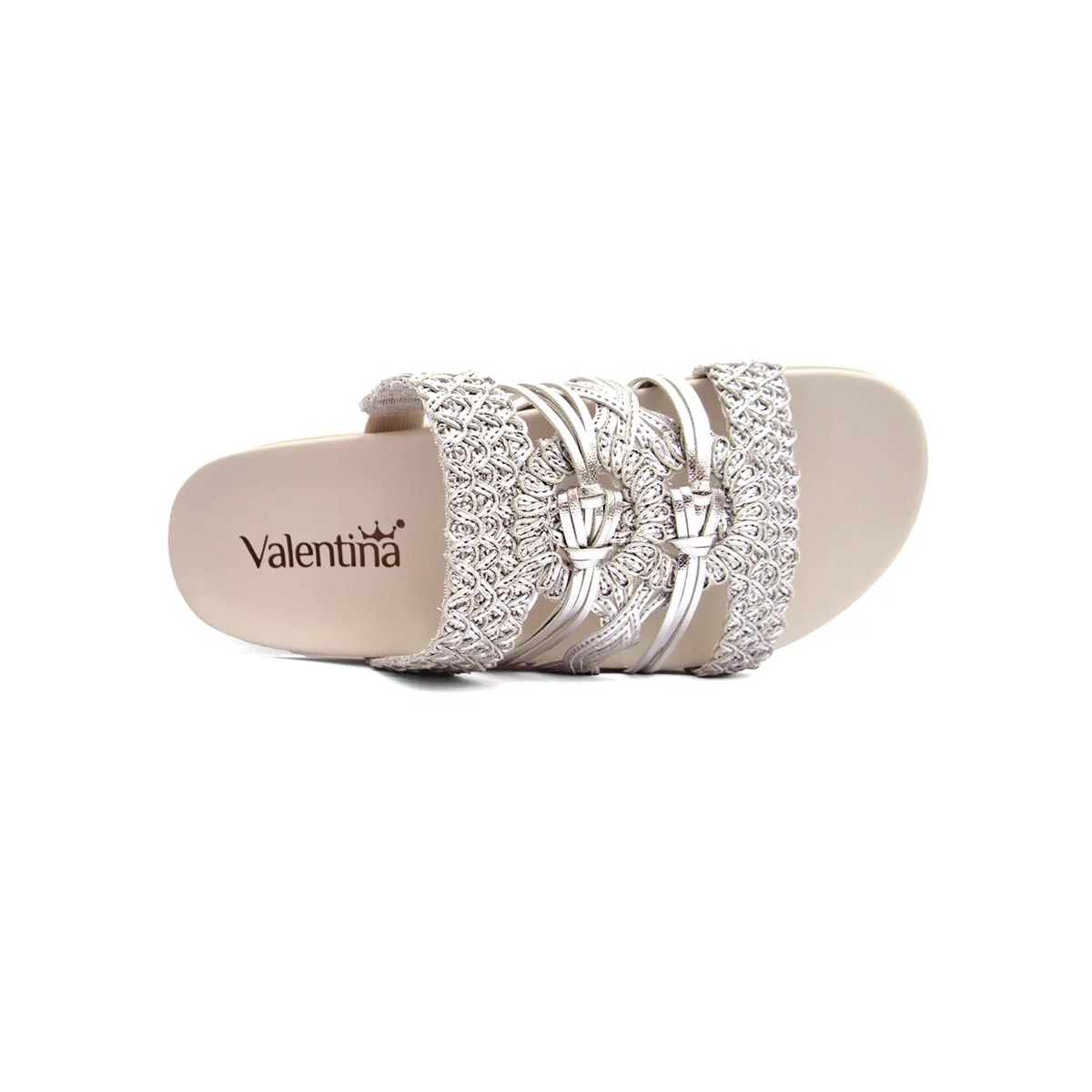 Tamanco Valentina Birken Rasteira 490086 Prata Tamanco Valentina Birken Rasteira 490086 Prata