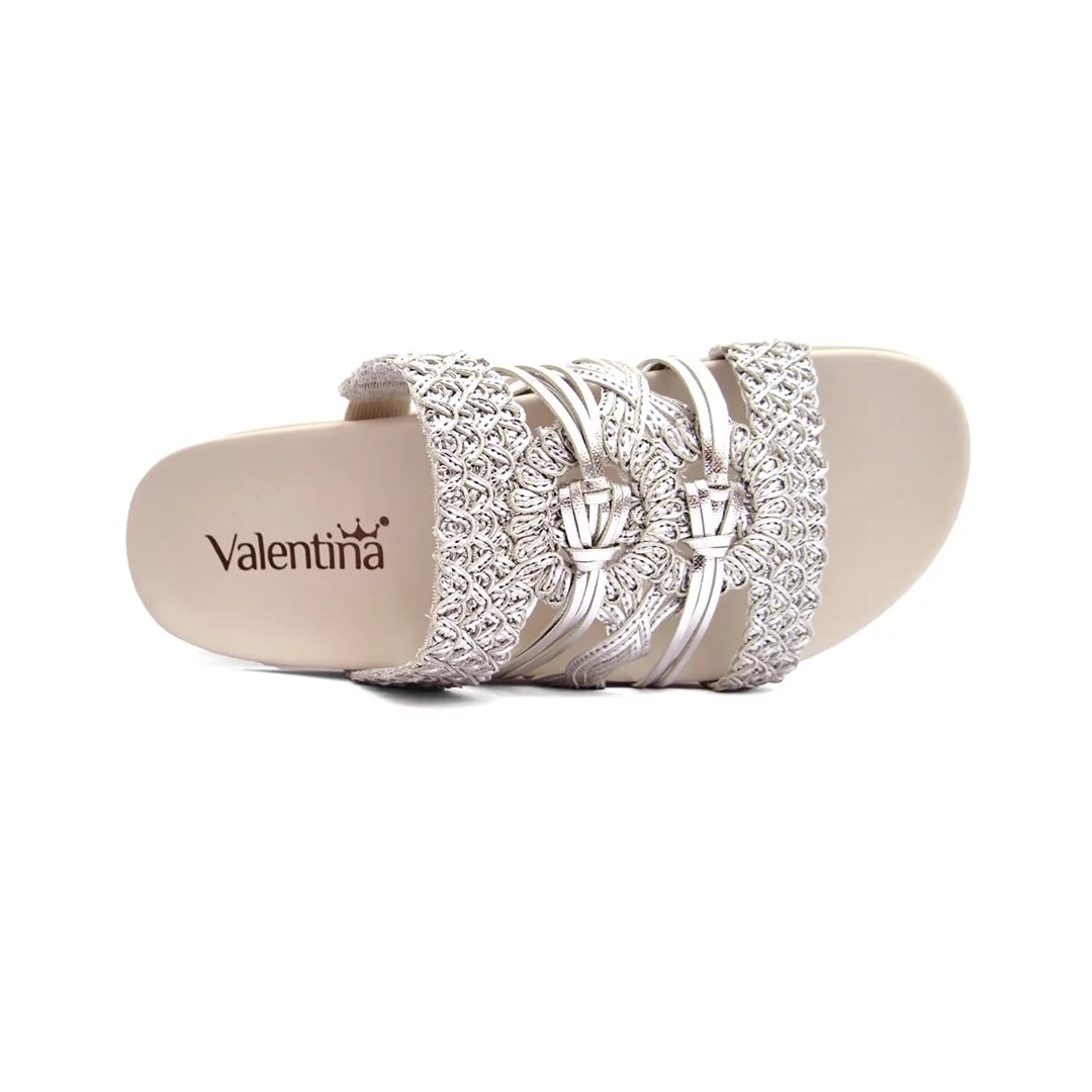 Tamanco Valentina Birken Rasteira 490086 Prata Tamanco Valentina Birken Rasteira 490086 Prata