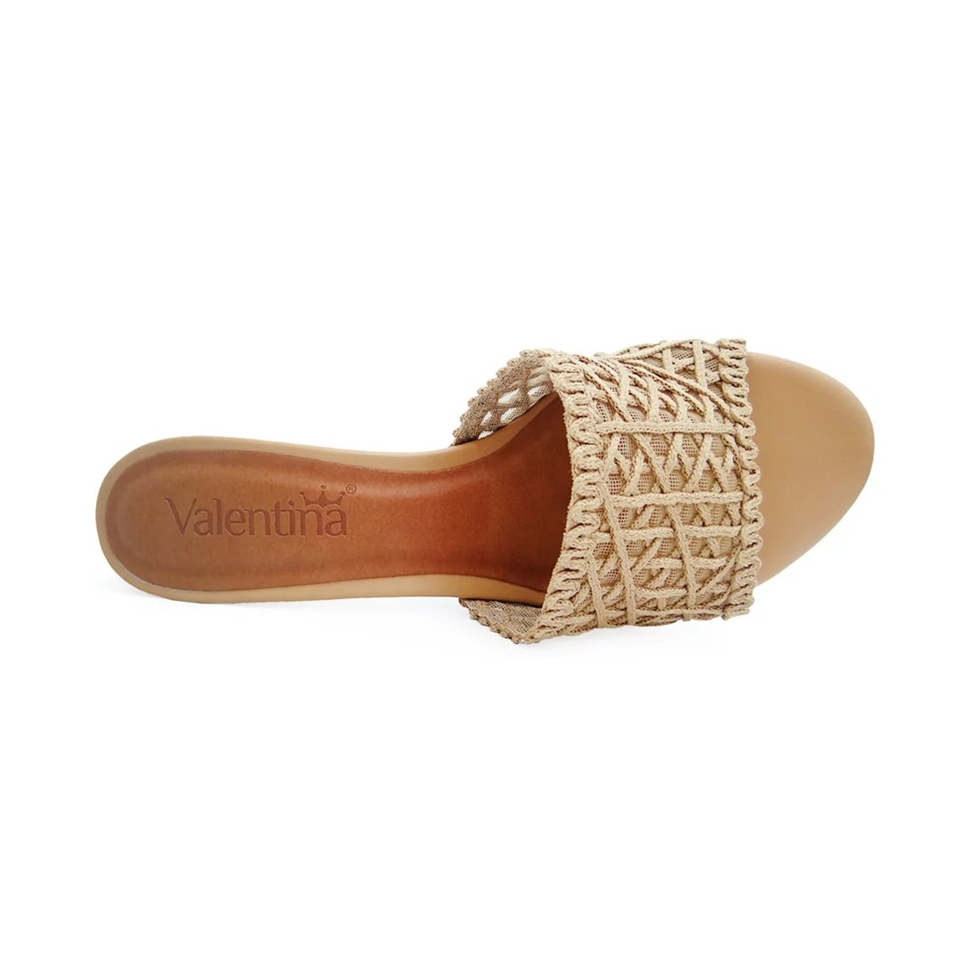 Tamanco Valentina Feminino 453066 Nocciola