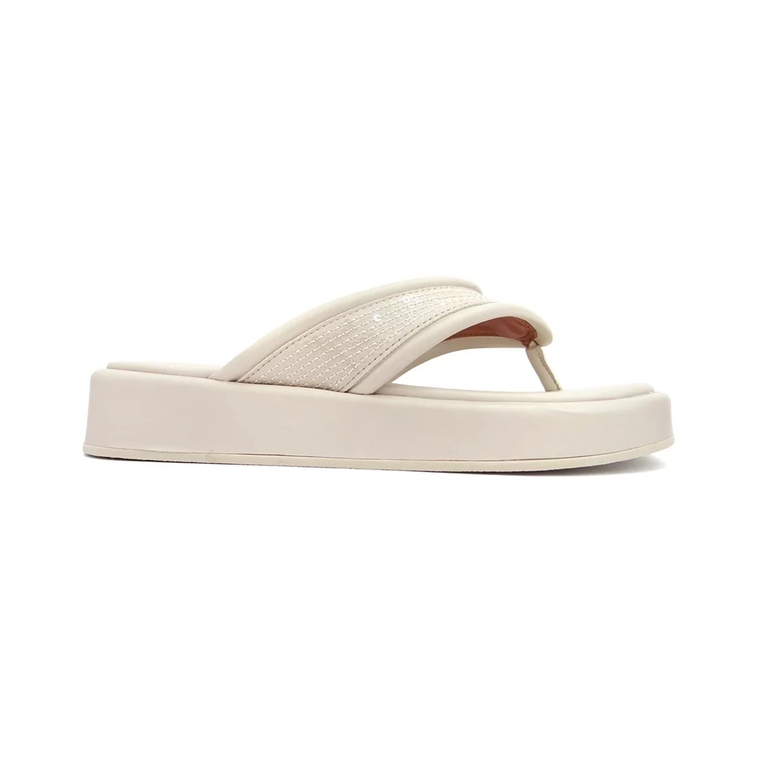 Tamanco Valentina Flatform 276034 Off White