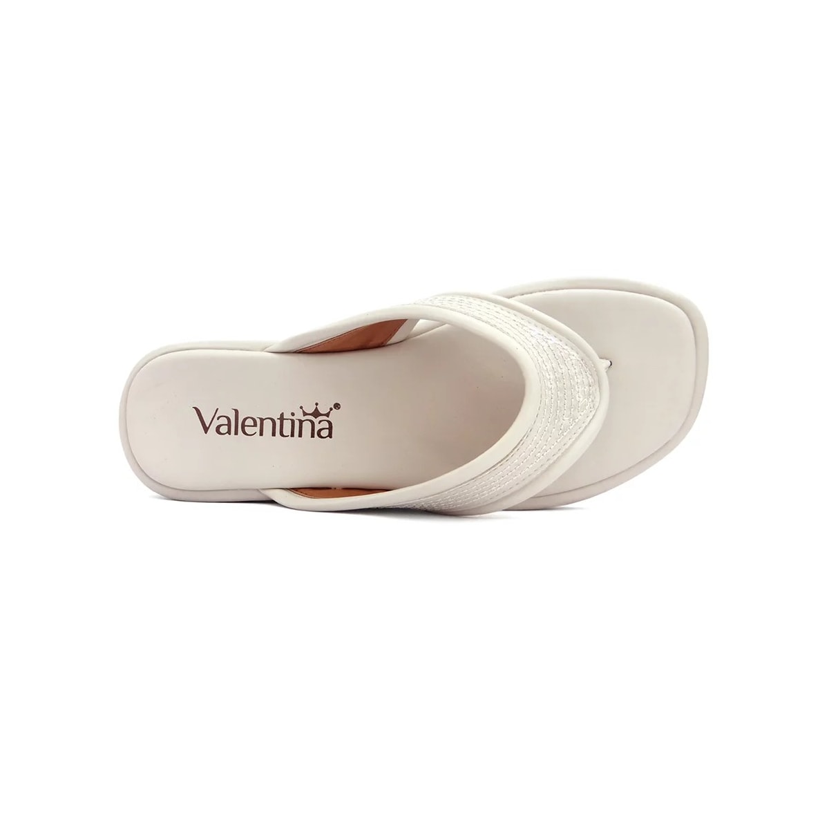 Tamanco Valentina Flatform 276034 Off White Tamanco Valentina Flatform 276034 Off White