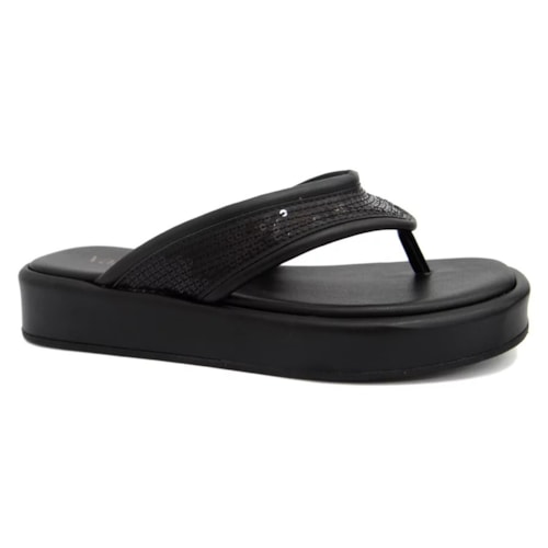 Tamanco Valentina Flatform 276034 Preto