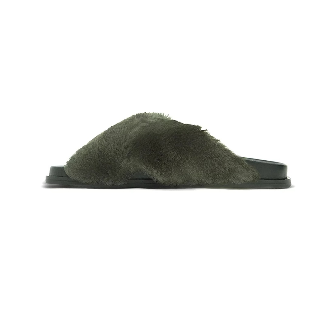 Tamanco Valentina Rasteira Birken 490046 Musgo