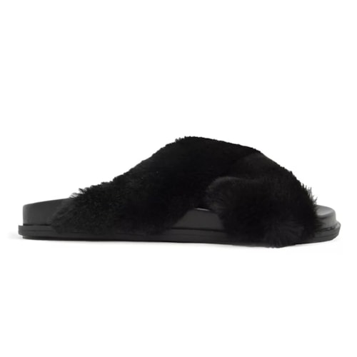 Detalhe - Tamanco Valentina Rasteira Birken 490046 Preto