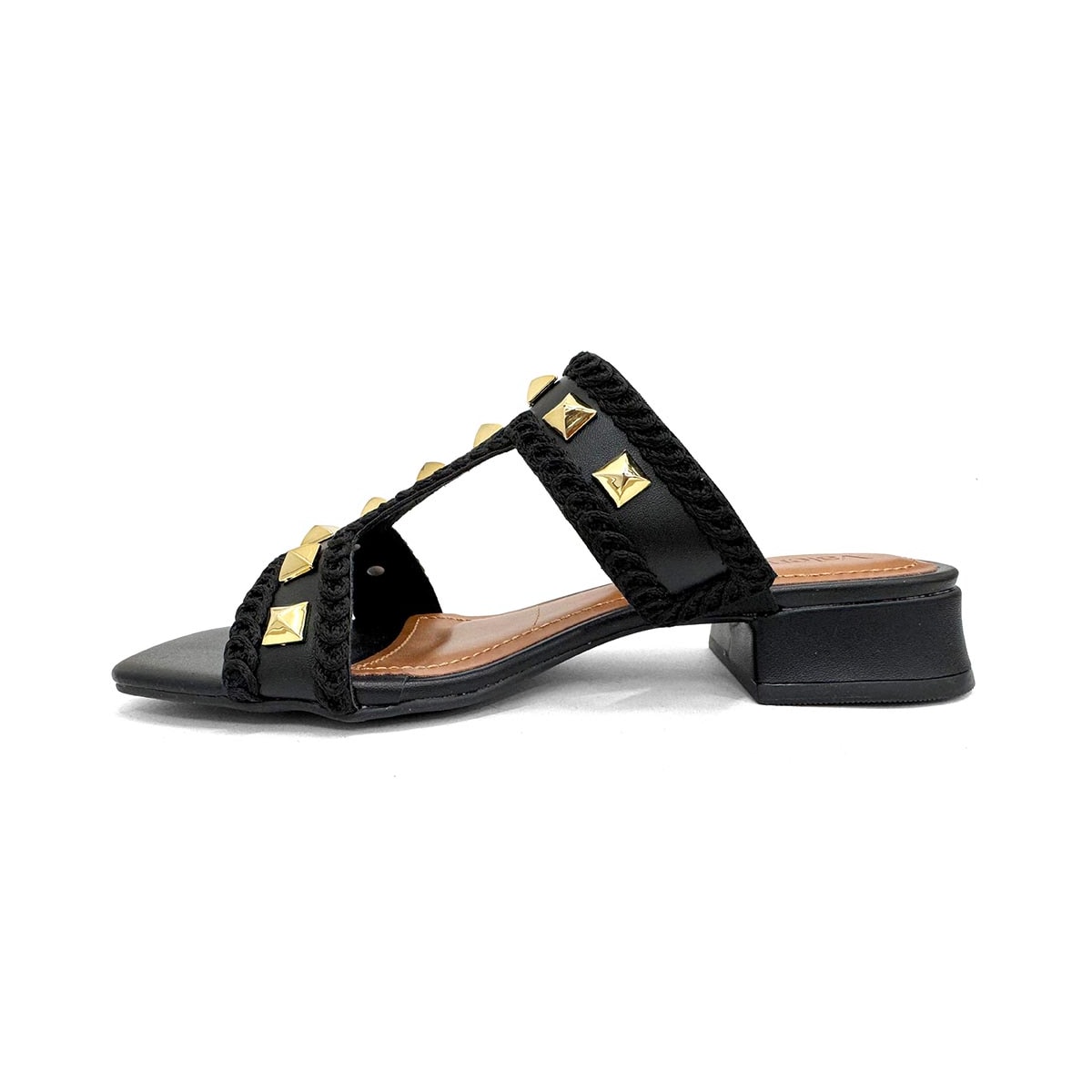 Tamanco Valentina Salto Baixo 455073 Preto Tamanco Valentina Salto Baixo 455073 Preto