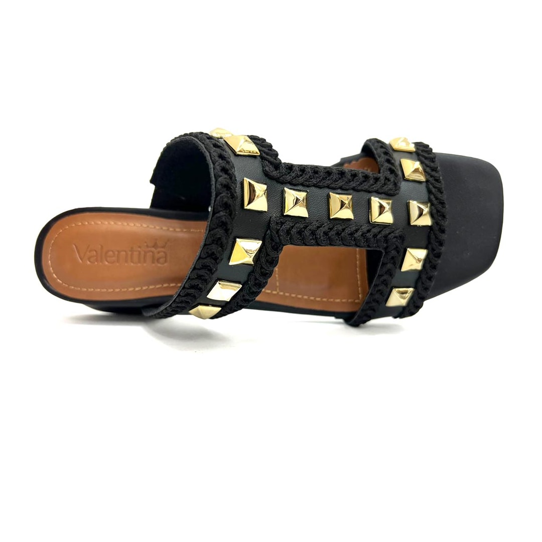 Tamanco Valentina Salto Baixo 455073 Preto Tamanco Valentina Salto Baixo 455073 Preto