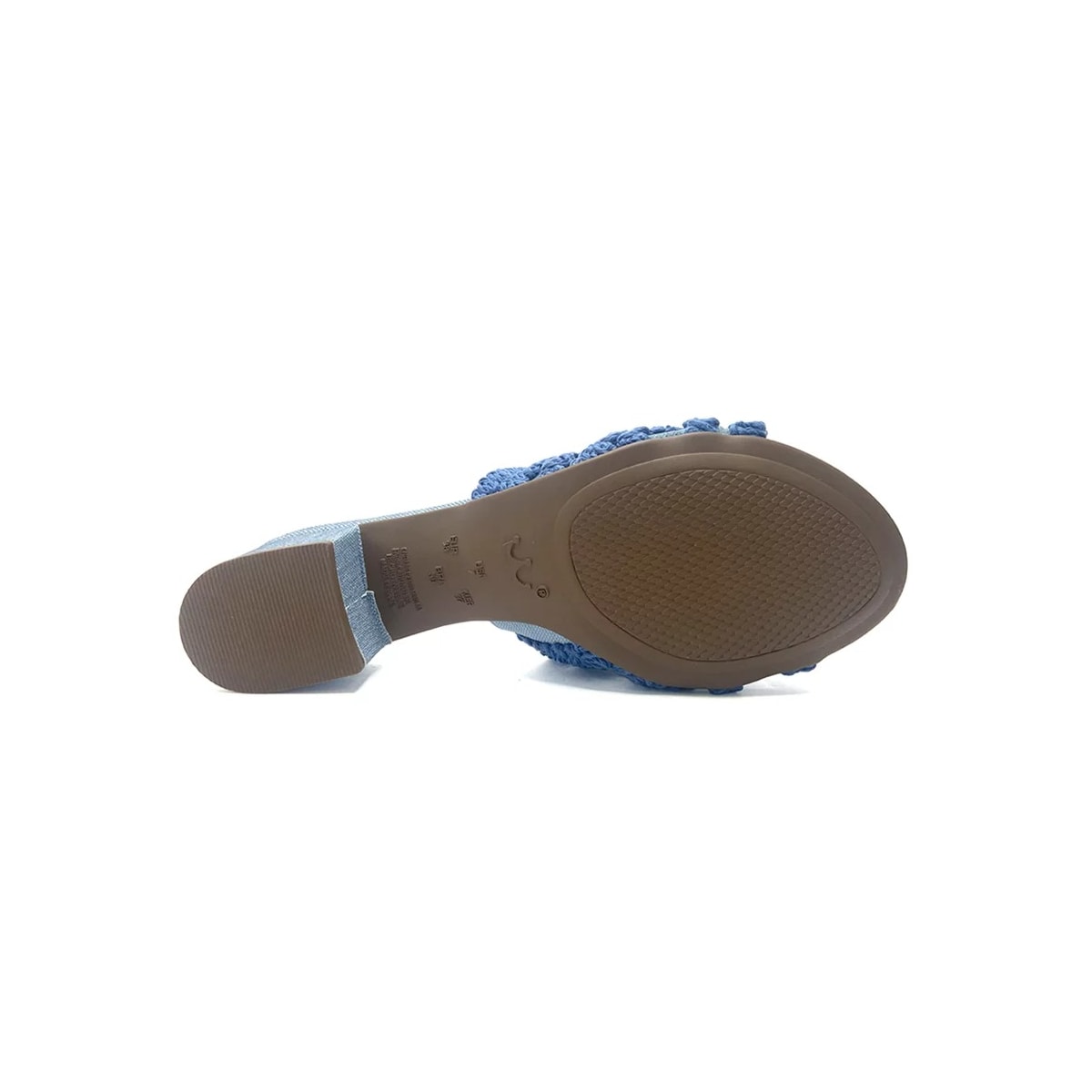 Tamanco Valentina Salto Bloco 453086 Jeans Tamanco Valentina Salto Bloco 453086 Jeans