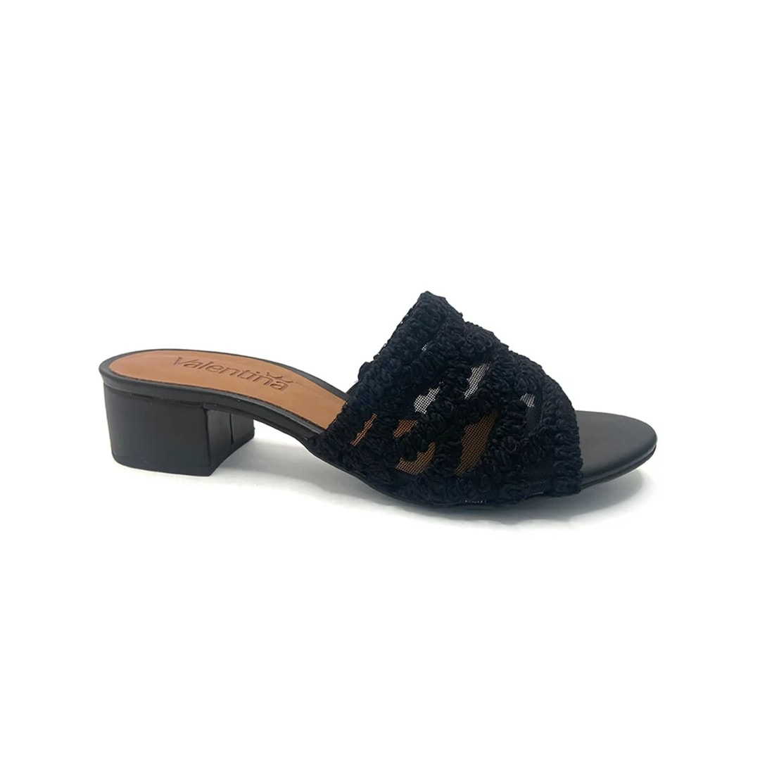 Tamanco Valentina Salto Bloco 453086 Preto Tamanco Valentina Salto Bloco 453086 Preto