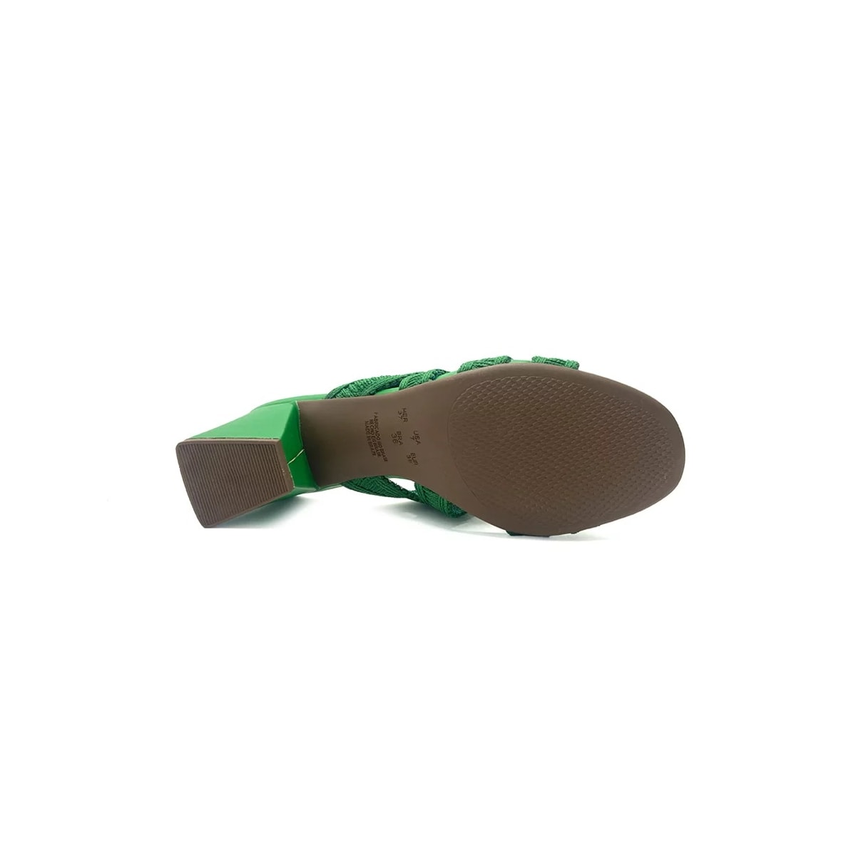 Tamanco Valentina Salto Bloco 457024 Green Tamanco Valentina Salto Bloco 457024 Green