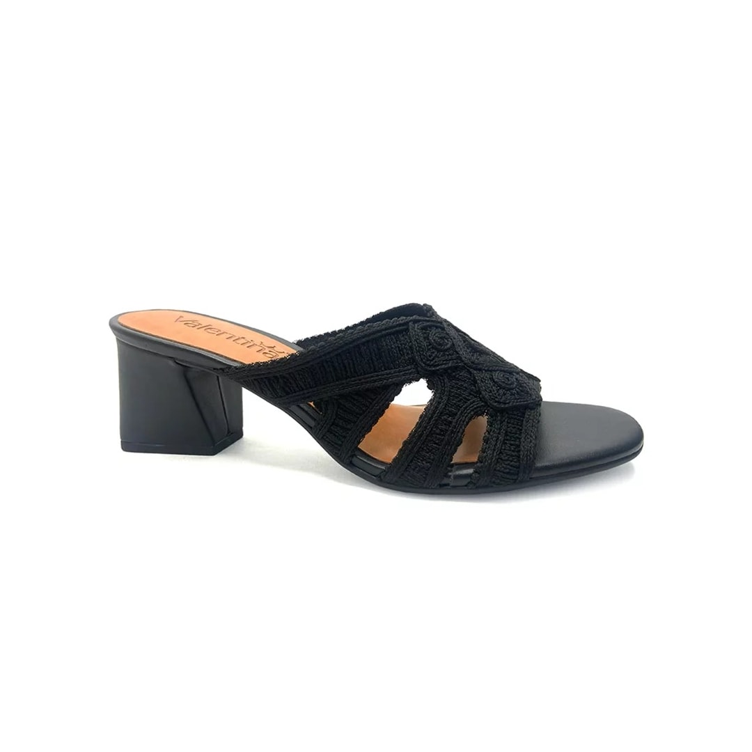 Tamanco Valentina Salto Bloco 457024 Preto Tamanco Valentina Salto Bloco 457024 Preto