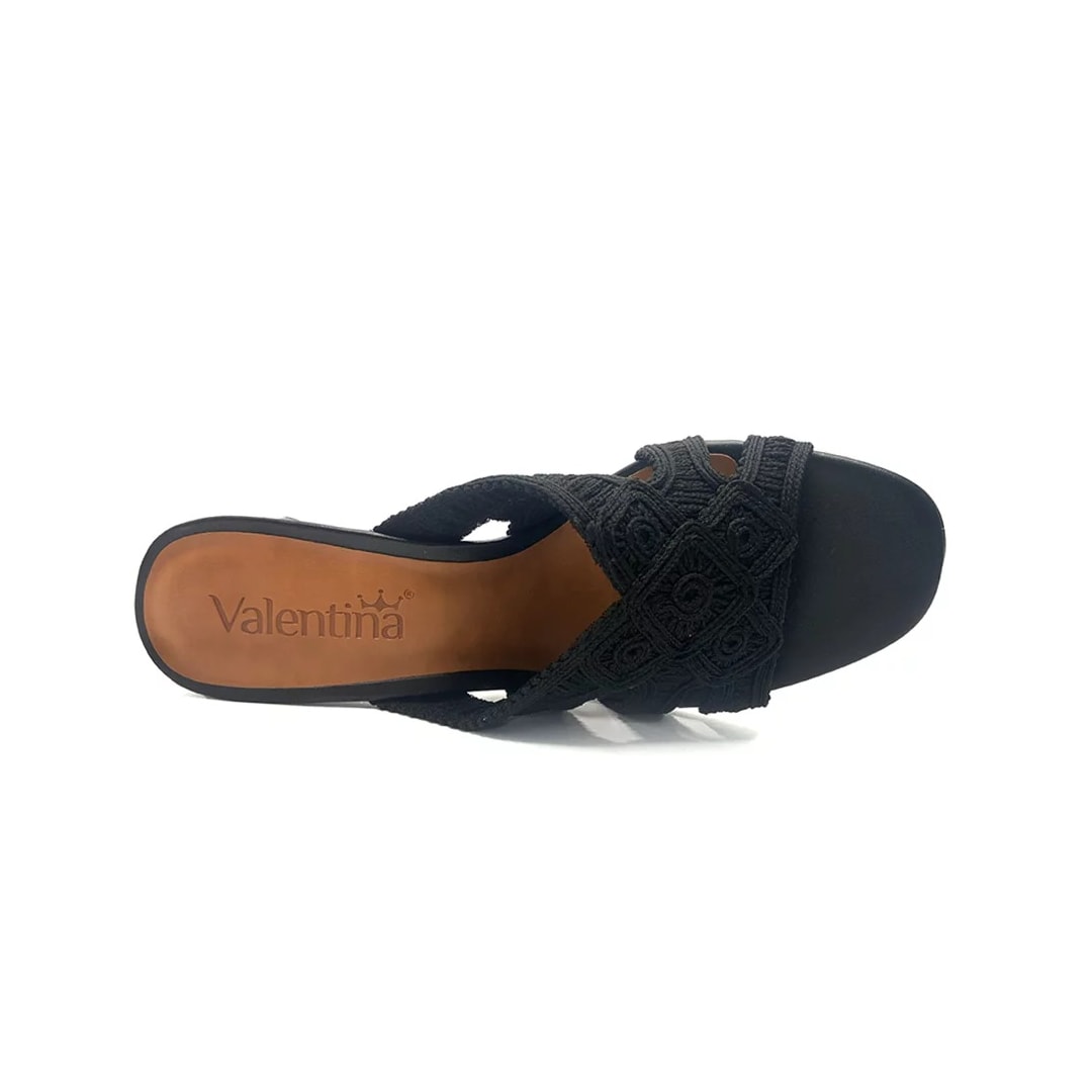 Tamanco Valentina Salto Bloco 457024 Preto