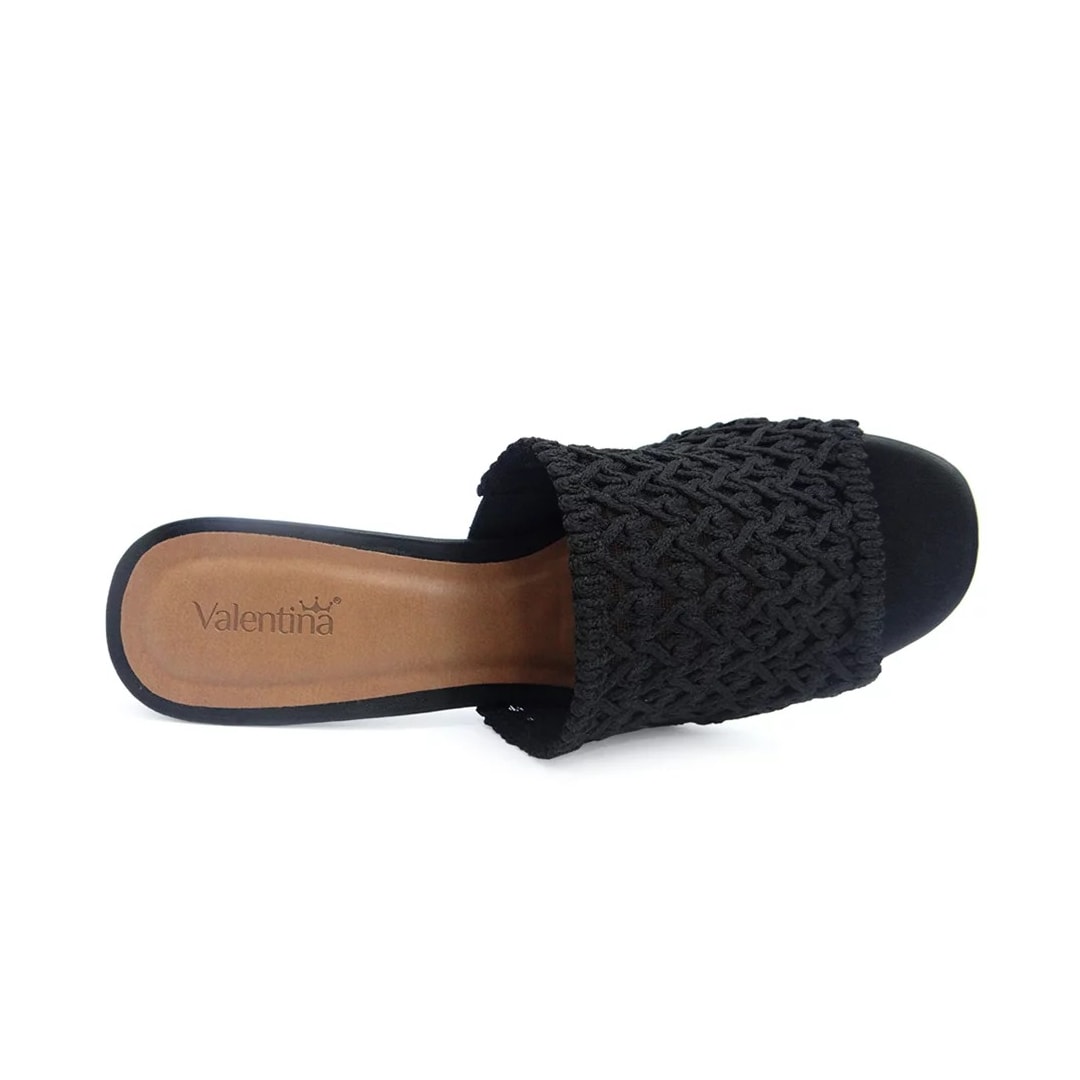 Tamanco Valentina Salto Grosso Medio 457004 Preto