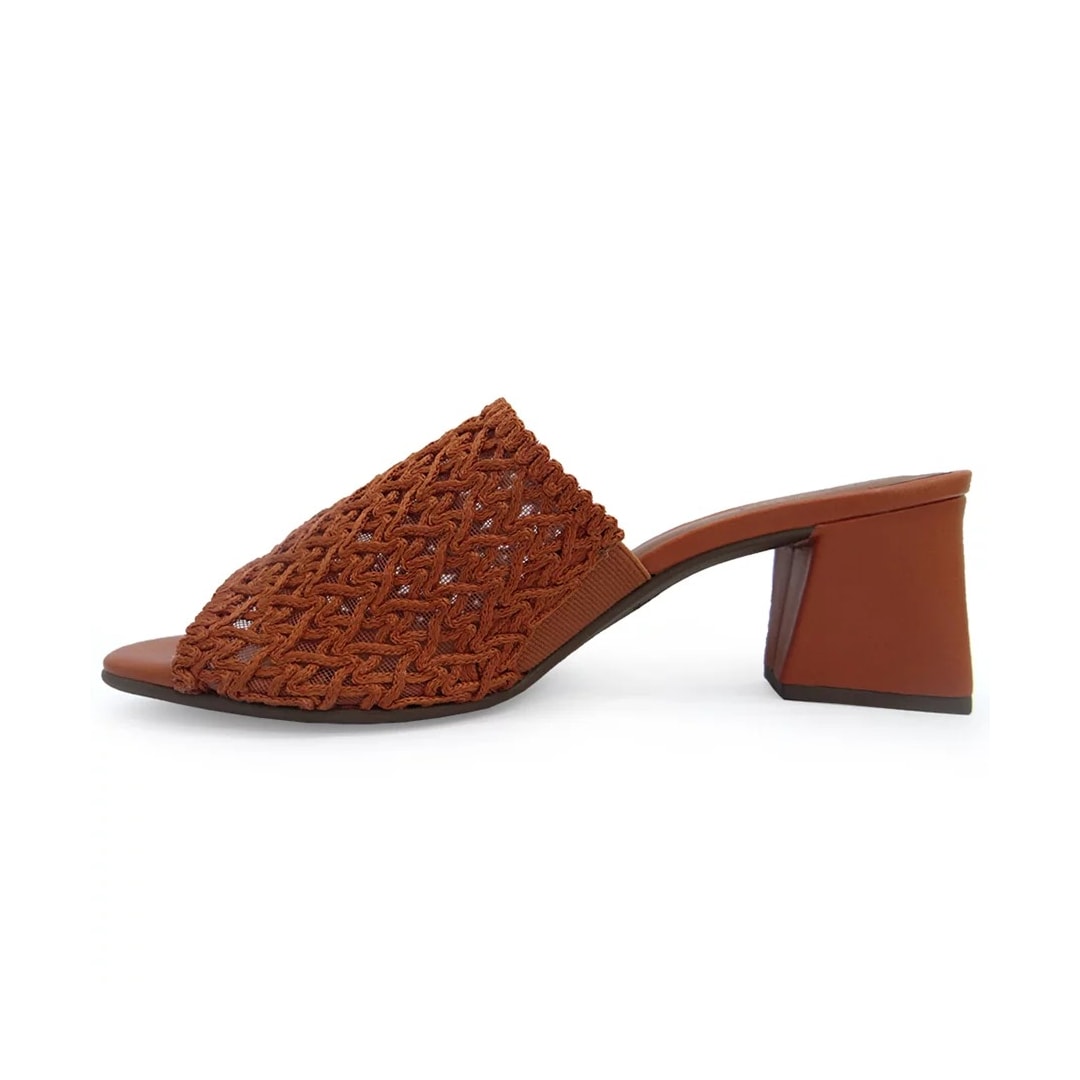 Tamanco Valentina Salto Grosso Medio 457004 Terracota