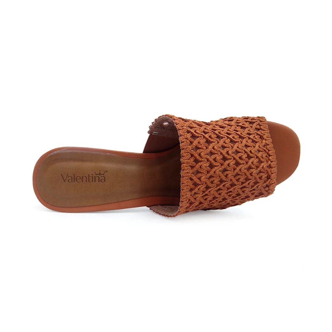 Tamanco Valentina Salto Grosso Medio 457004 Terracota