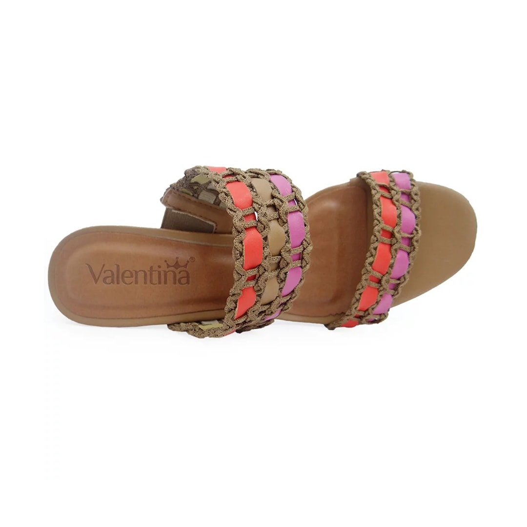 Tamanco Valentina Salto Grosso Medio 457005 Ballet/Caiena/Capucc