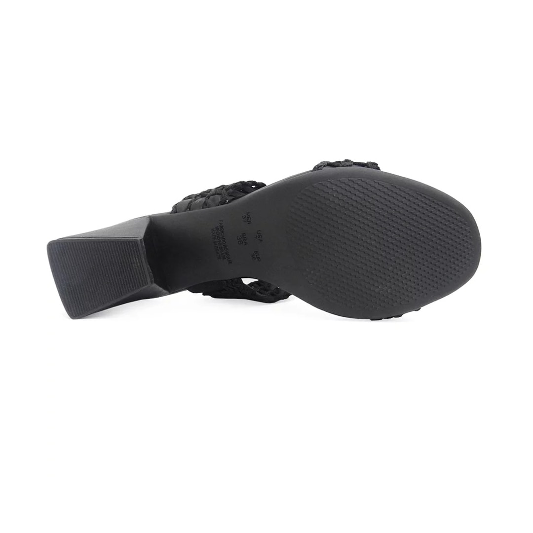 Tamanco Valentina Salto Grosso Medio 457005 Preto
