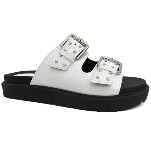 Tamanco Via Marte Birken 176-001-01 Branco