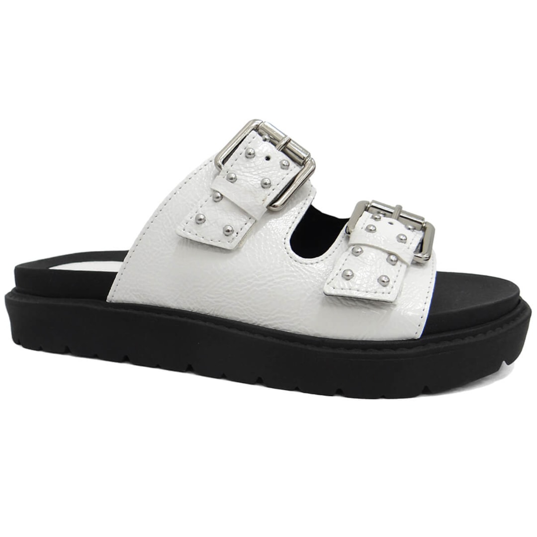 Tamanco Via Marte Birken 176-001-01 Branco Tamanco Via Marte Birken 176-001-01 Branco
