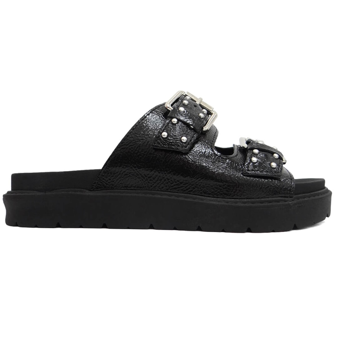 Tamanco Via Marte Birken 176-001-01 Preto