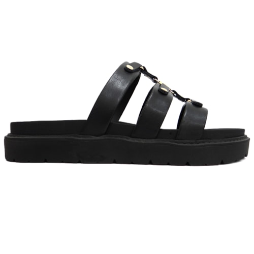 Tamanco Via Marte Birken 176-003-01 Preto