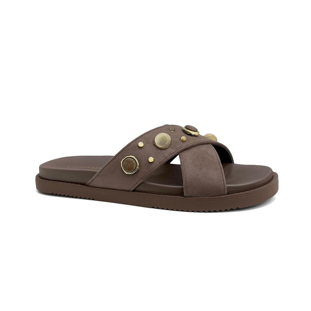 Tamanco Via Marte Feminino Birken 411-005-03 Chia