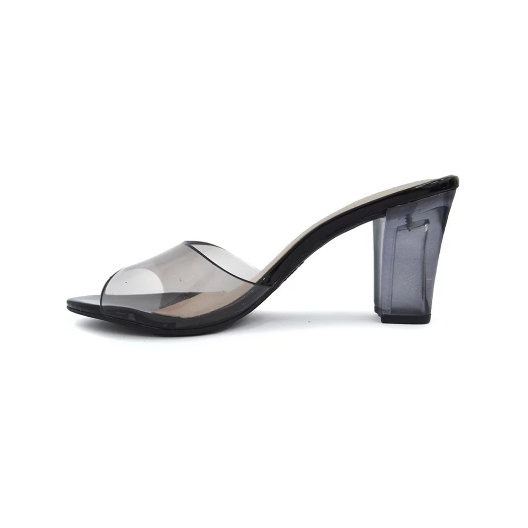 Tamanco Via Marte Feminino Salto 21-17402 Fume/Preto Tamanco Via Marte Feminino Salto 21-17402 Fume/Preto