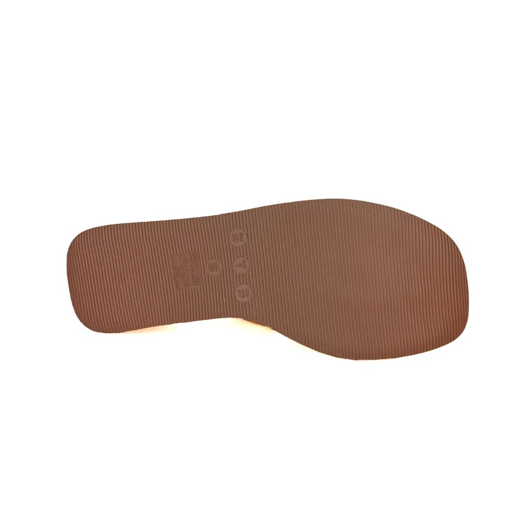 Tamanco Via Marte Flatform 23-18416 Gold Tamanco Via Marte Flatform 23-18416 Gold