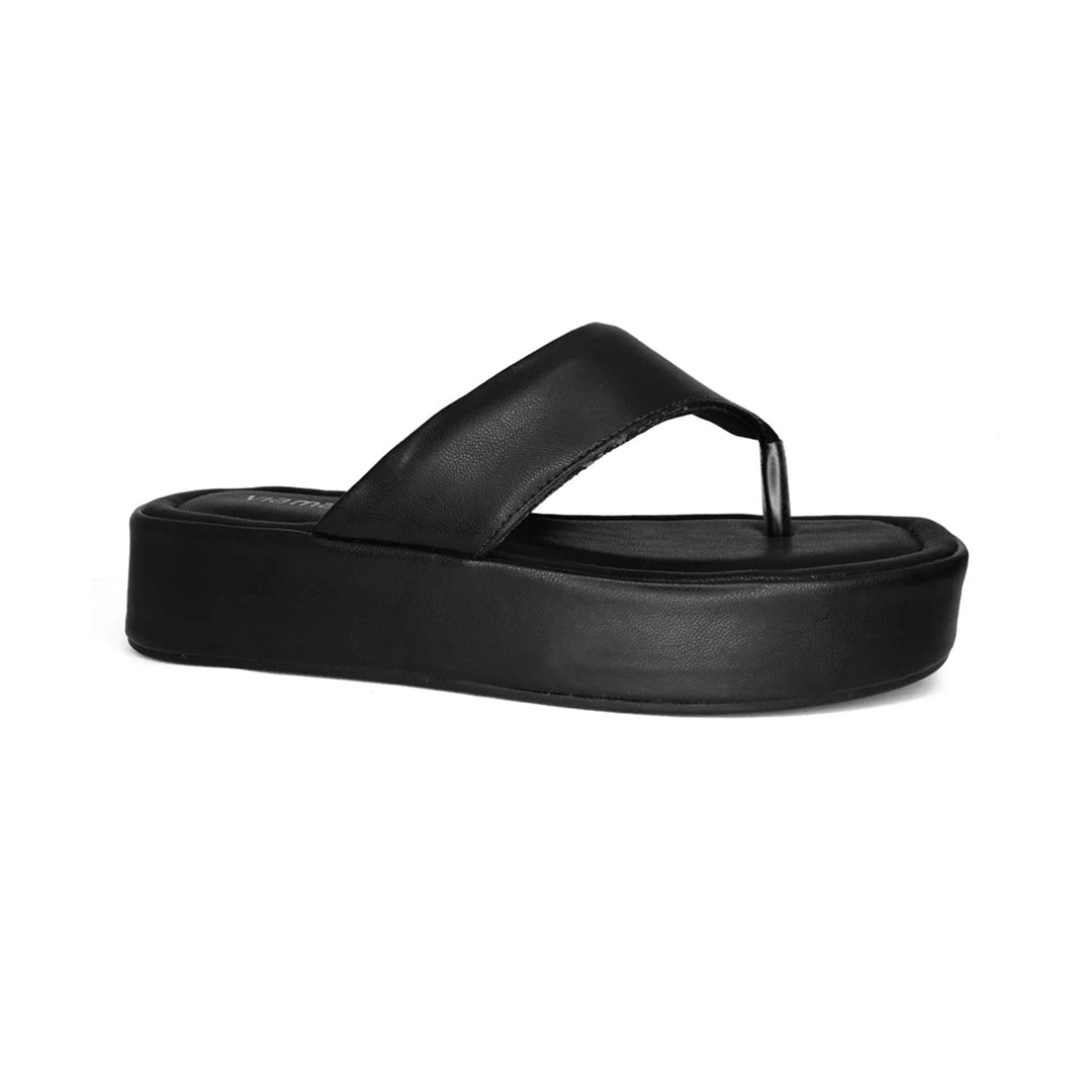 Tamanco Via Marte Flatform 23-18416 Preto Tamanco Via Marte Flatform 23-18416 Preto