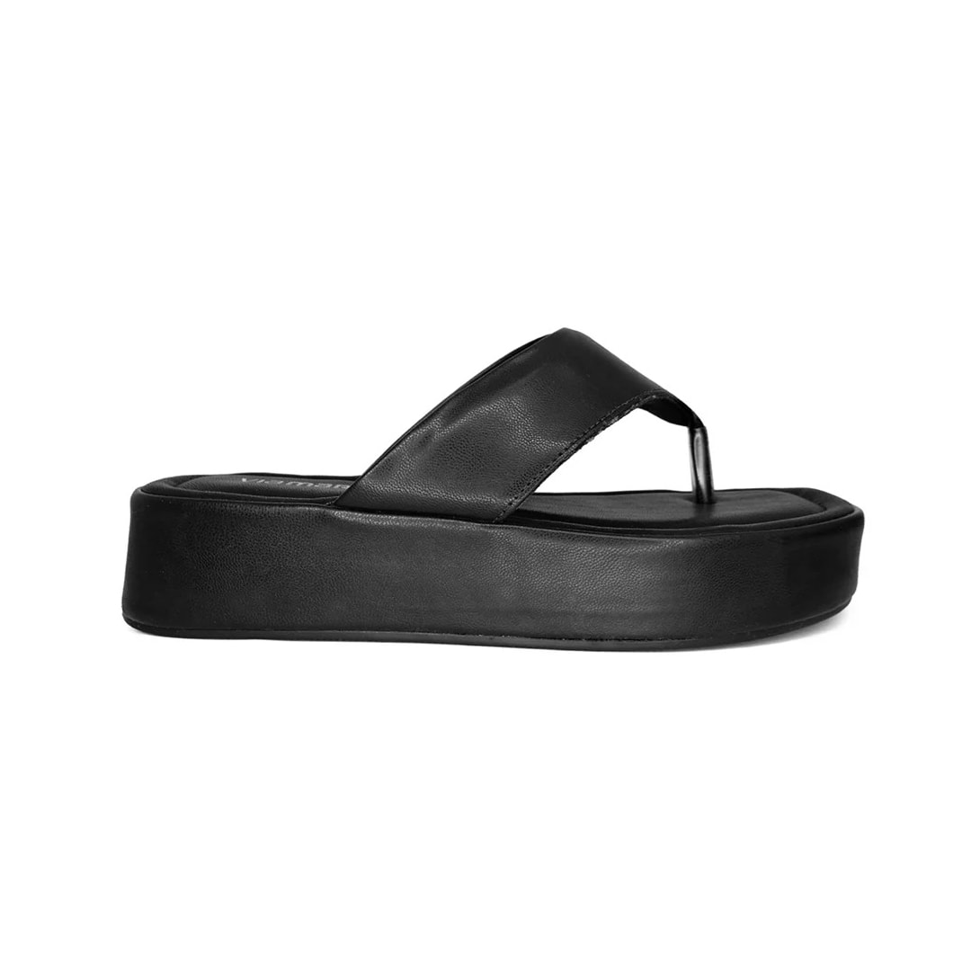 Tamanco Via Marte Flatform 23-18416 Preto Tamanco Via Marte Flatform 23-18416 Preto
