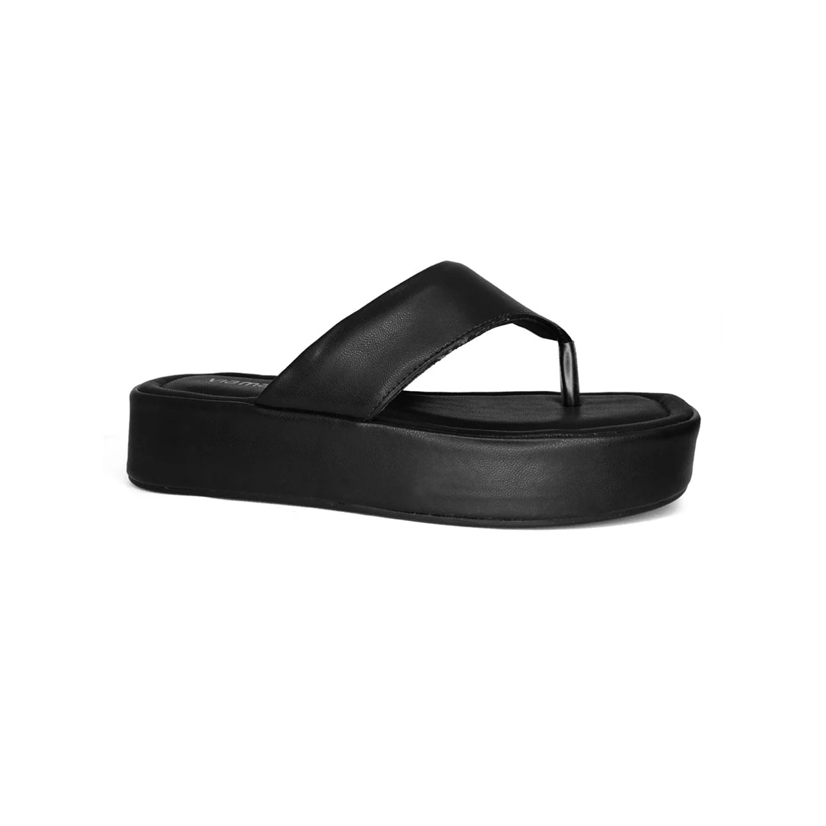 Tamanco Via Marte Flatform 23-18416 Preto Tamanco Via Marte Flatform 23-18416 Preto