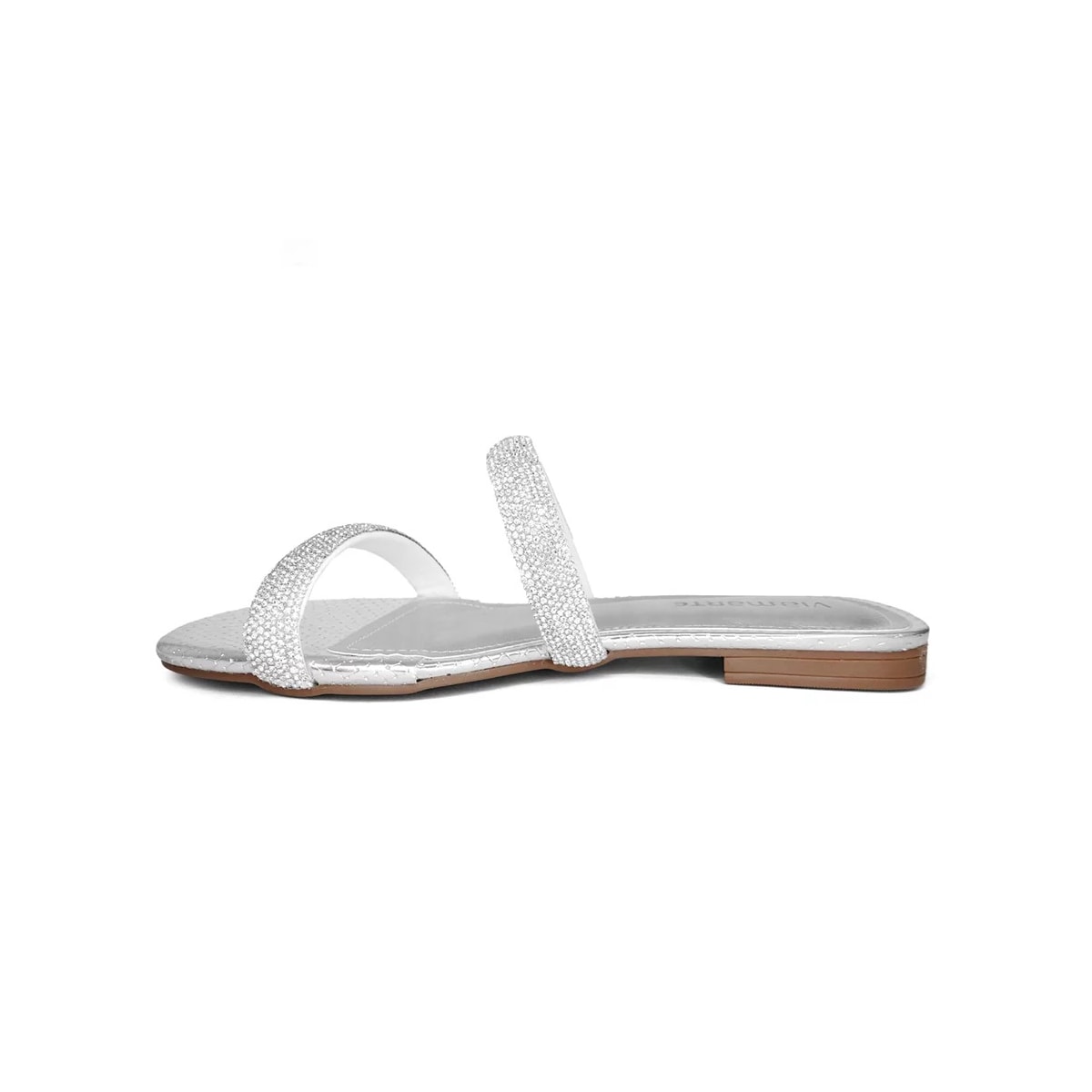 Tamanco Via Marte Rasteira 23-16608 Prata Tamanco Via Marte Rasteira 23-16608 Prata