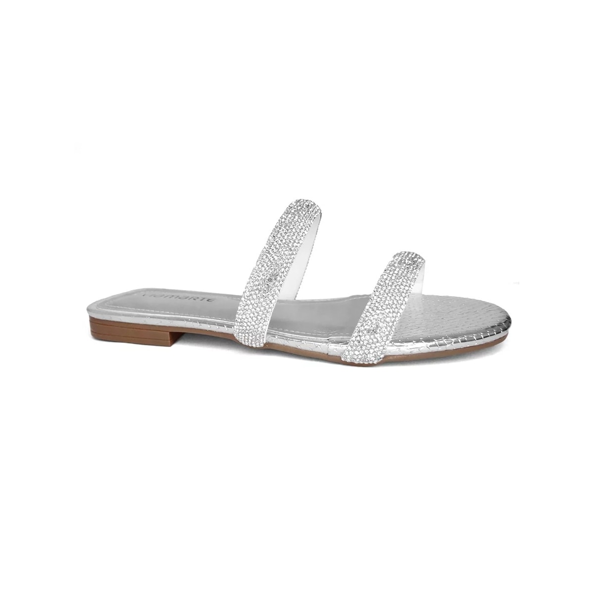 Tamanco Via Marte Rasteira 23-16608 Prata Tamanco Via Marte Rasteira 23-16608 Prata