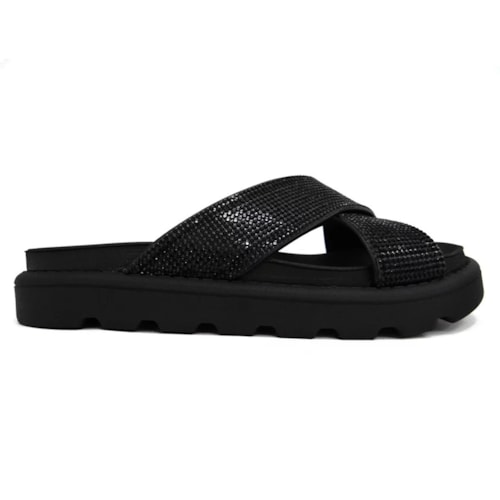 Tamanco Vizzano Birken Flatform 6459.112 Preto/Preto