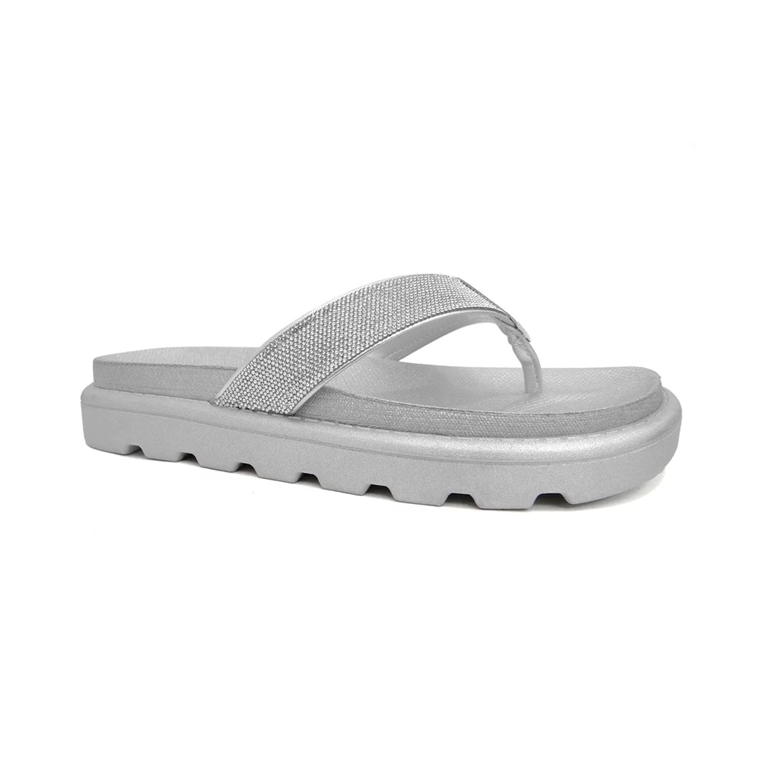 Tamanco Vizzano Birken Flatform 6459.327 Prata/Cristal