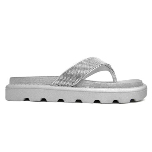 Detalhe - Tamanco Vizzano Birken Flatform 6459.327 Prata/Cristal