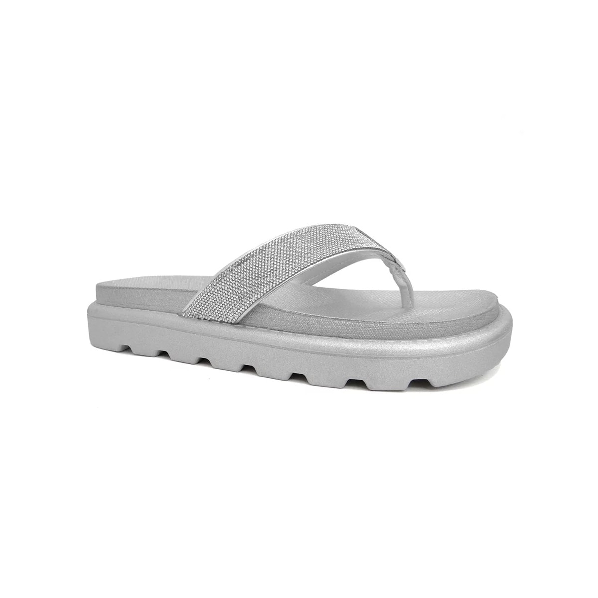 Tamanco Vizzano Birken Flatform 6459.327 Prata/Cristal Tamanco Vizzano Birken Flatform 6459.327 Prata/Cristal
