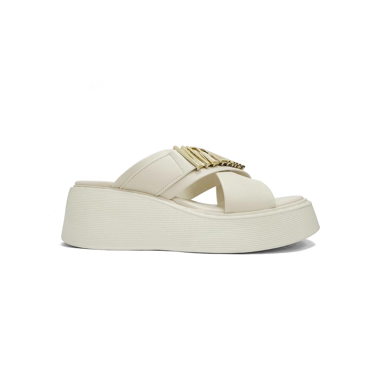 Tamanco Vizzano Birken Flatform 6525.111 Branco Off Tamanco Vizzano Birken Flatform 6525.111 Branco Off