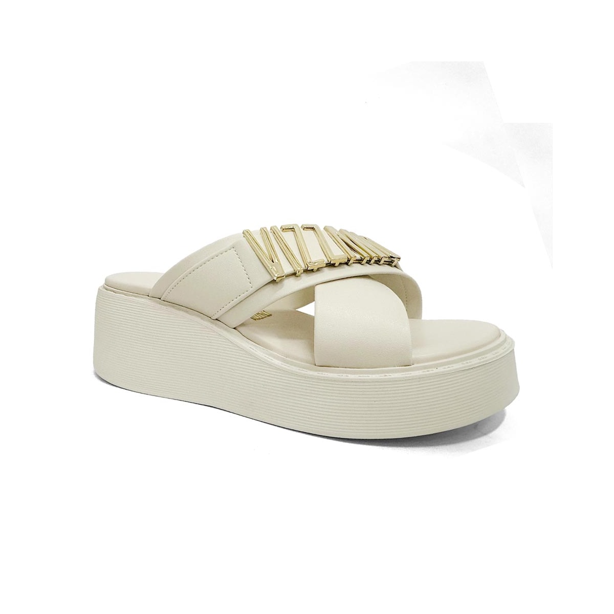 Tamanco Vizzano Birken Flatform 6525.111 Branco Off Tamanco Vizzano Birken Flatform 6525.111 Branco Off