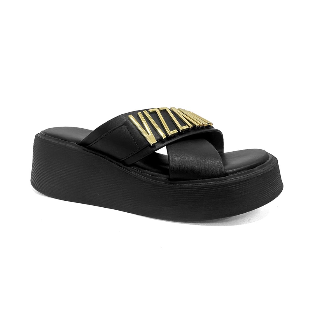 Tamanco Vizzano Birken Flatform 6525.111 Preto