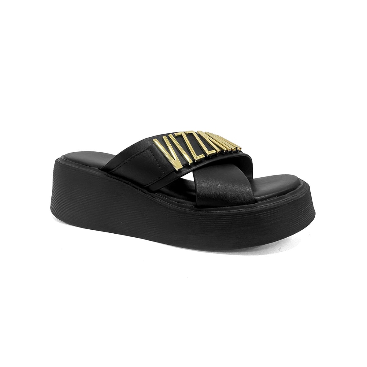 Tamanco Vizzano Birken Flatform 6525.111 Preto Tamanco Vizzano Birken Flatform 6525.111 Preto