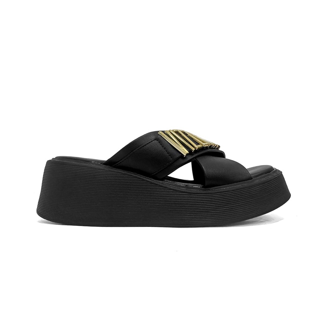 Tamanco Vizzano Birken Flatform 6525.111 Preto