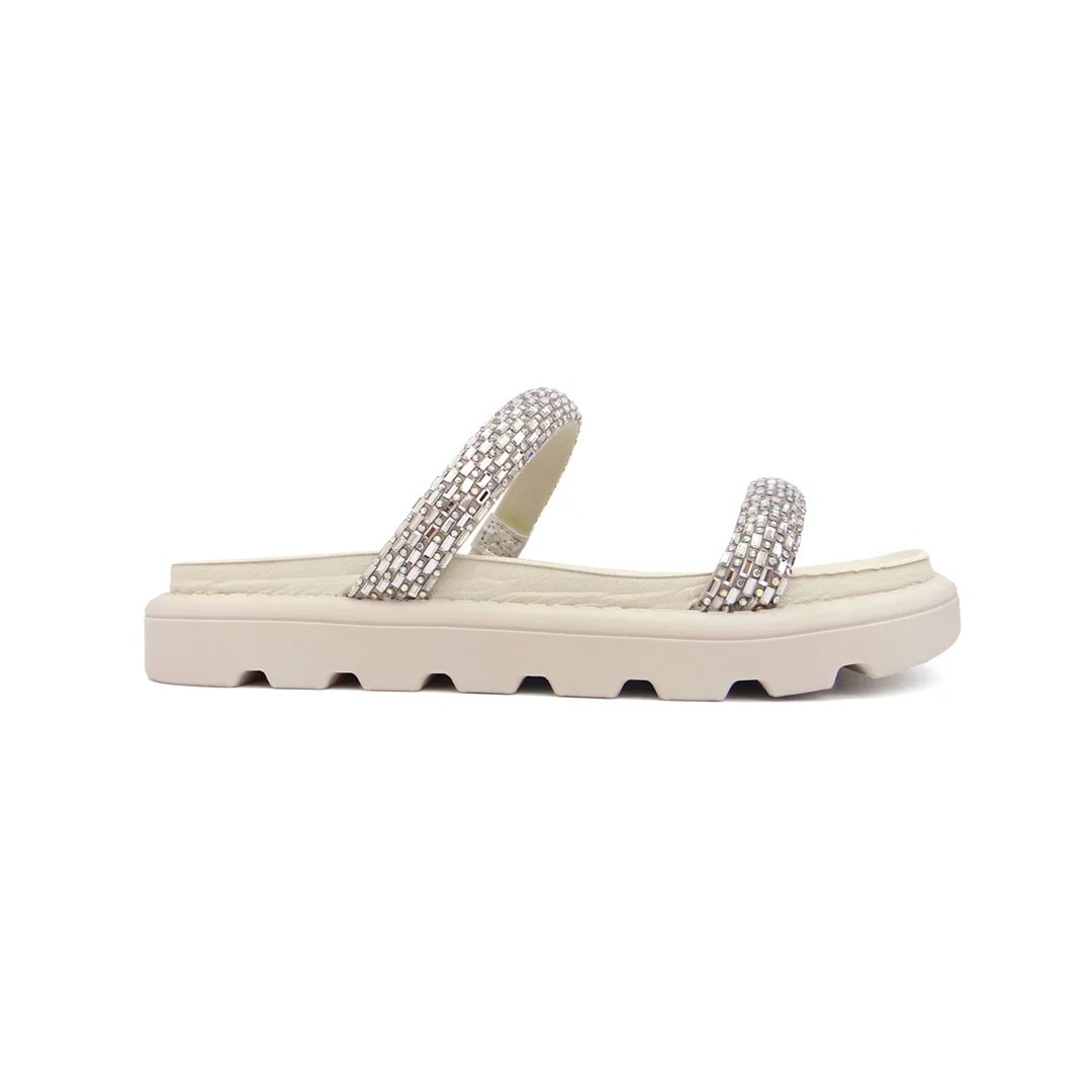 Tamanco Vizzano Papete Birken 6459.128 Branco/Cristal Tamanco Vizzano Papete Birken 6459.128 Branco/Cristal
