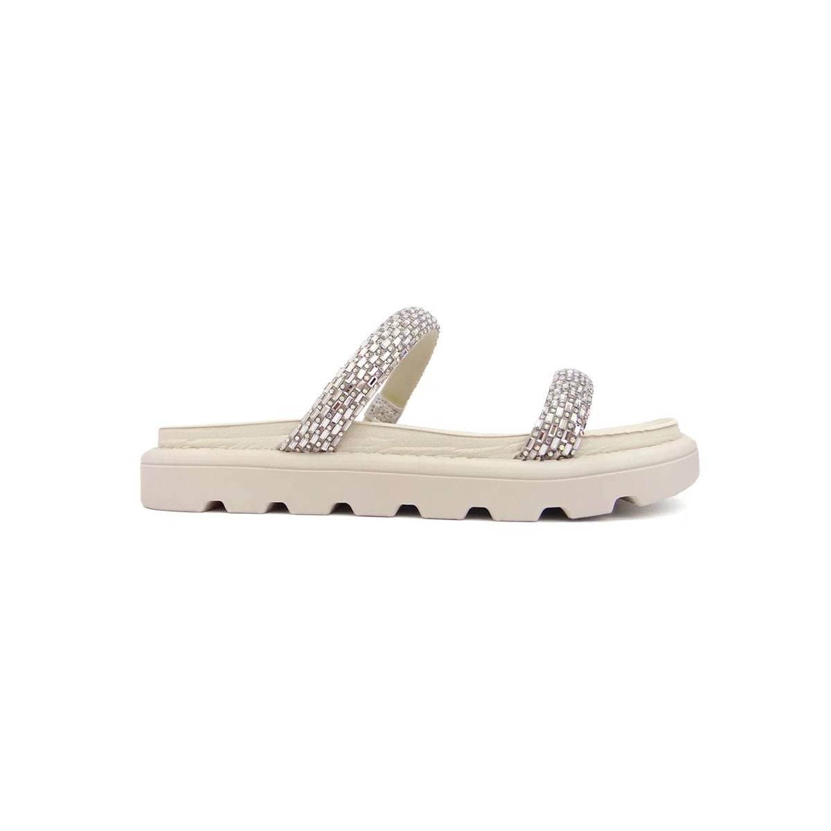 Tamanco Vizzano Papete Birken 6459.128 Branco/Cristal Tamanco Vizzano Papete Birken 6459.128 Branco/Cristal