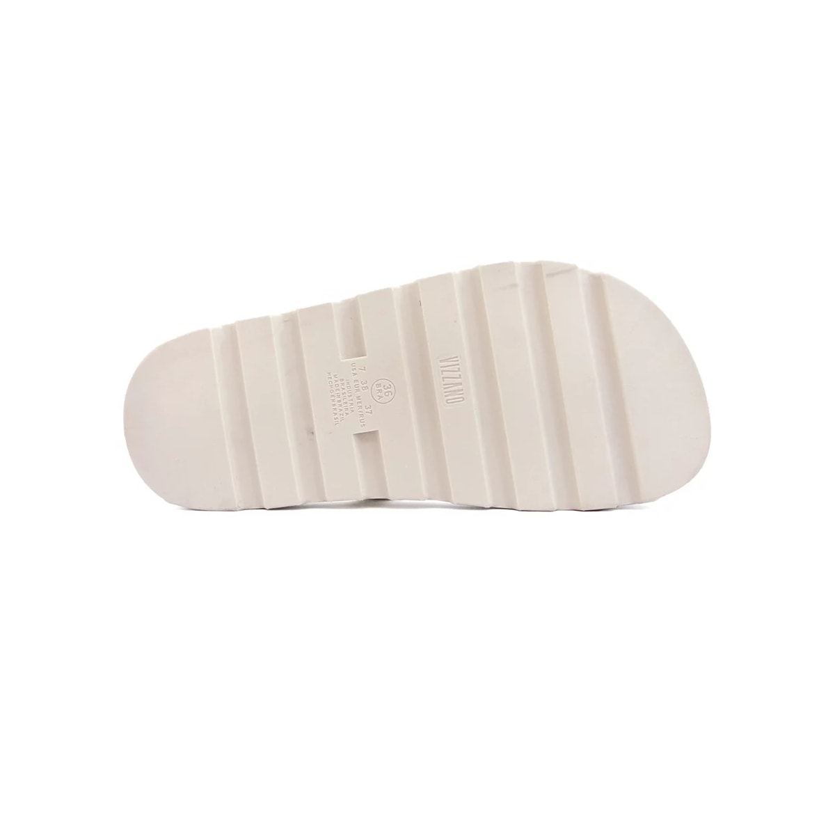 Tamanco Vizzano Papete Birken 6459.128 Branco/Cristal Tamanco Vizzano Papete Birken 6459.128 Branco/Cristal