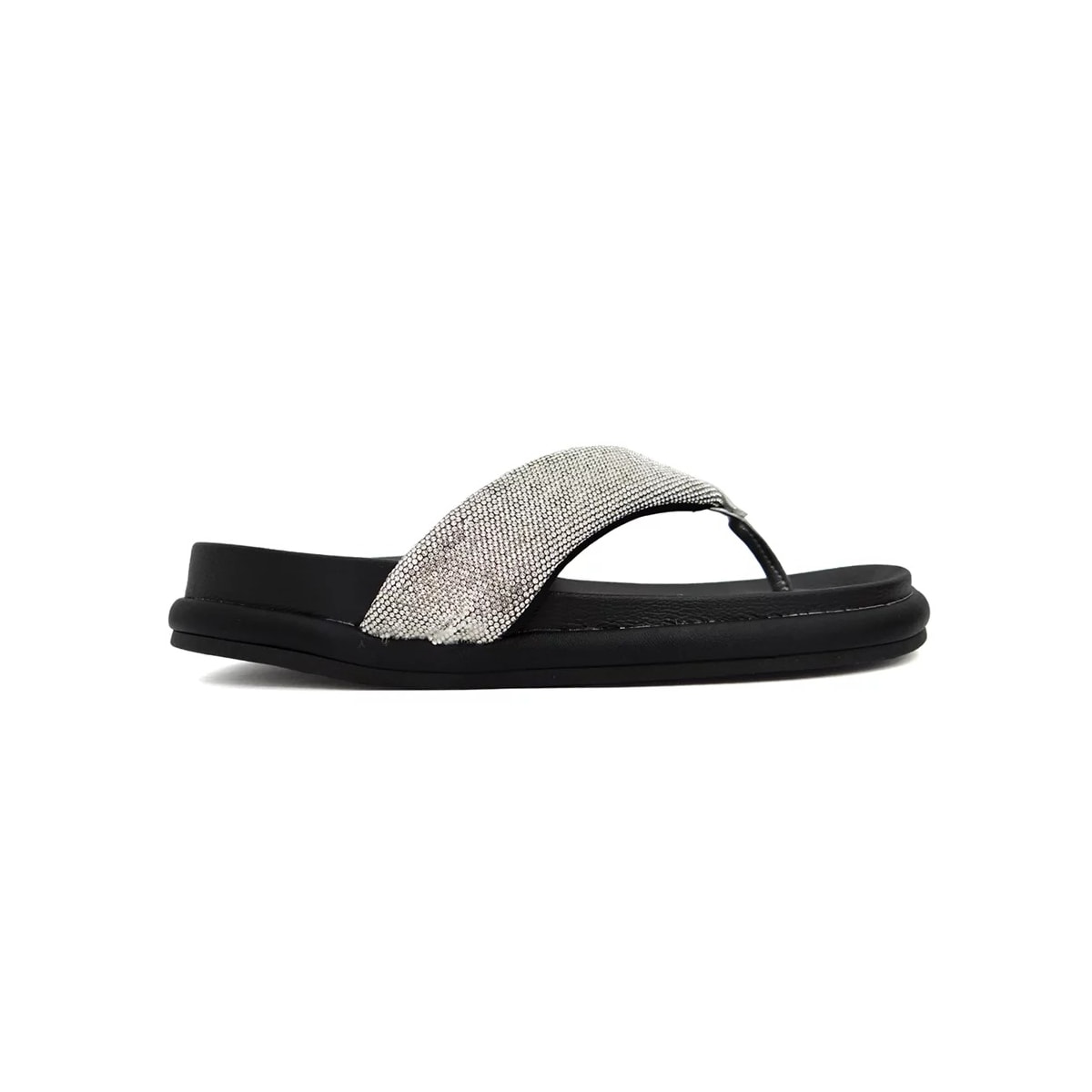 Tamanco Vizzano Papete Birken 6507.103 Preto/Prata/Cristal Tamanco Vizzano Papete Birken 6507.103 Preto/Prata/Cristal