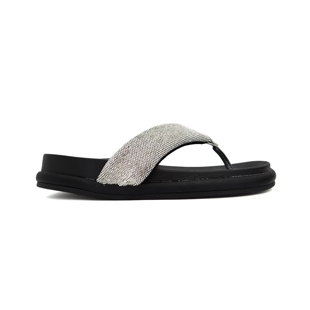 Tamanco Vizzano Papete Birken 6507.103 Preto/Prata/Cristal Tamanco Vizzano Papete Birken 6507.103 Preto/Prata/Cristal