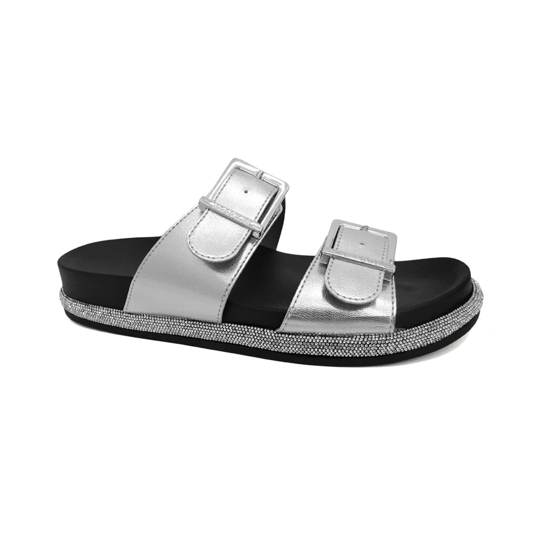 Tamanco Vizzano Papete Birken 6507.202 Prata/Preto