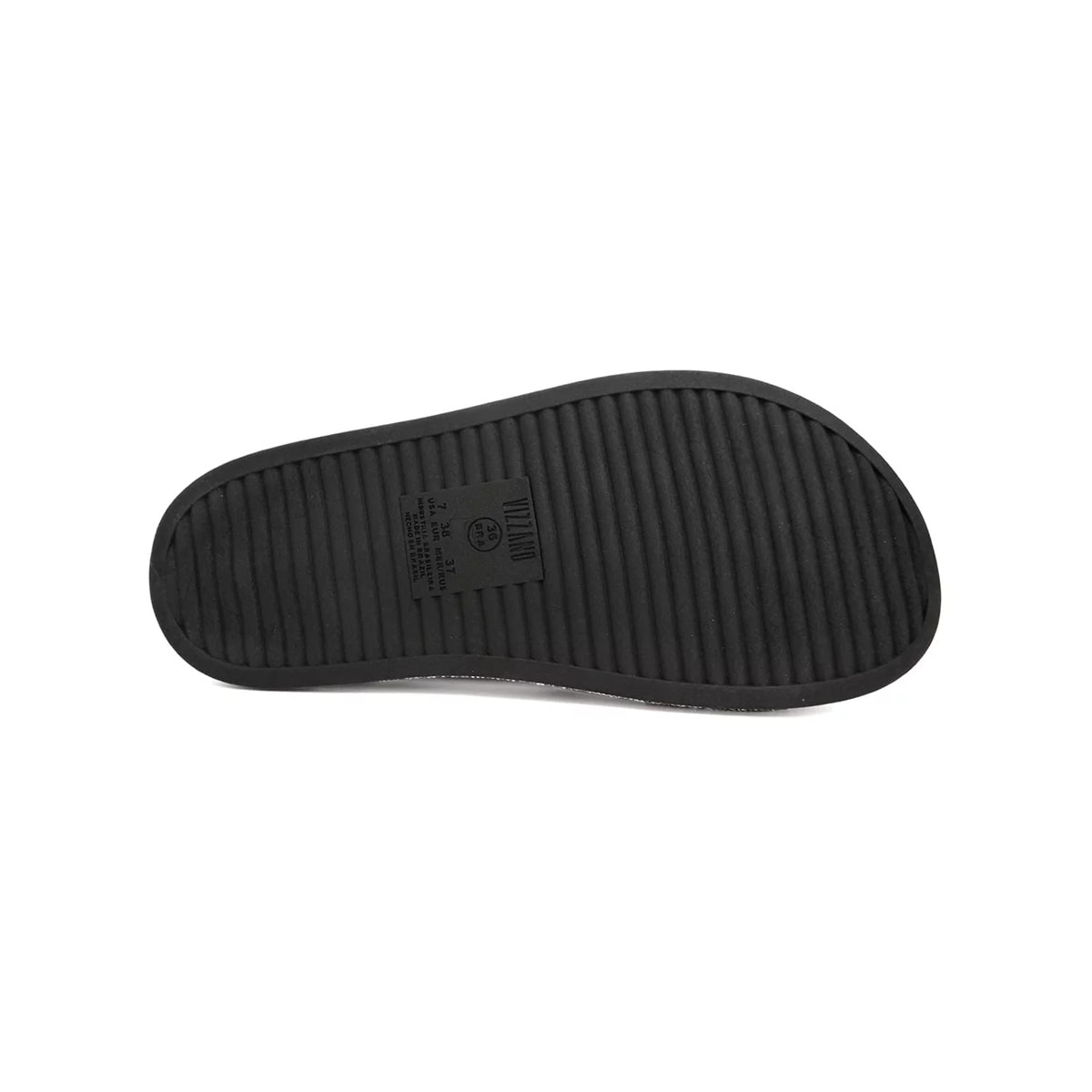 Tamanco Vizzano Papete Birken 6507.202 Prata/Preto Tamanco Vizzano Papete Birken 6507.202 Prata/Preto